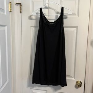 Eileen Fisher black linen tank top, XL